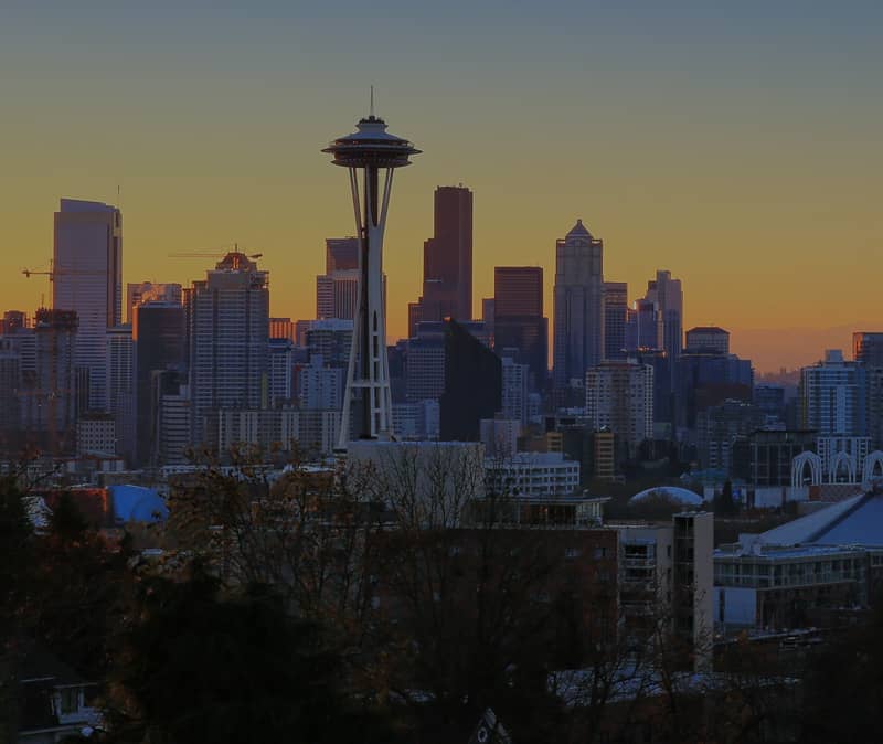Seattle-skyline-space-needle
