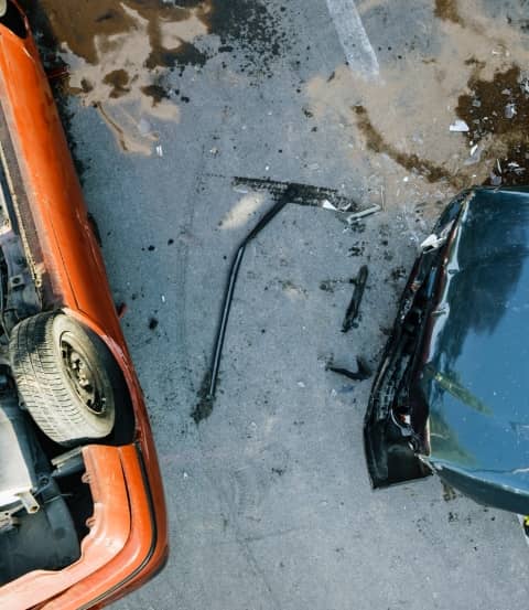car-accident-with-debris-on-asphalt