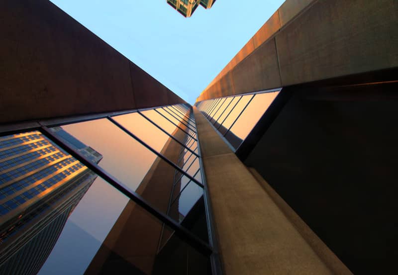 tall-buildings-with-reflection-of-office